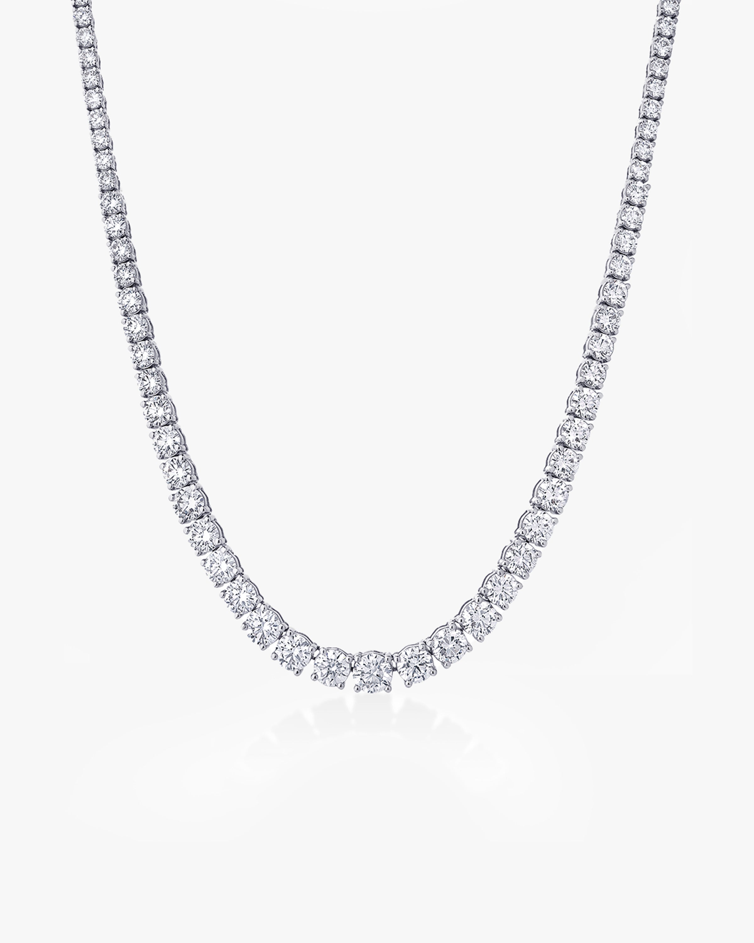 Romy - Riviere Graduated Tennis Necklace