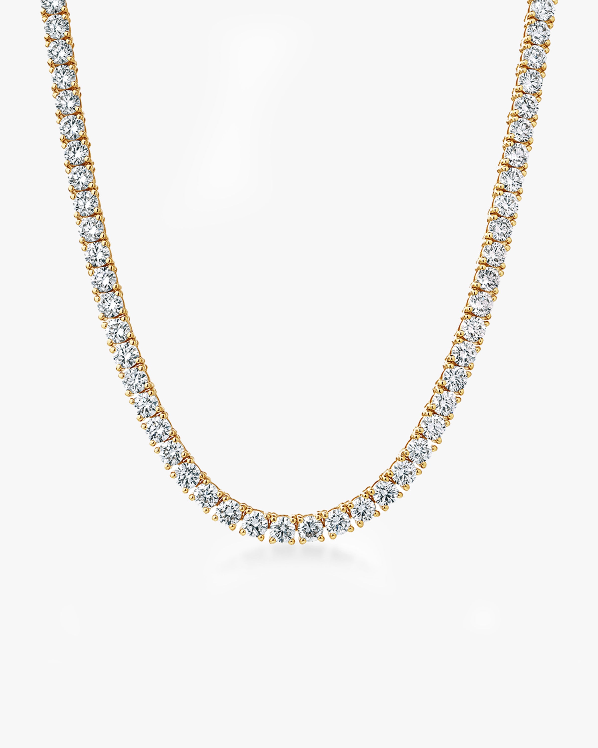 Iris - Classic 4 Prong Tennis Necklace